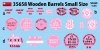 Mini Art 35658 Wooden Barrels Small Size 1/35